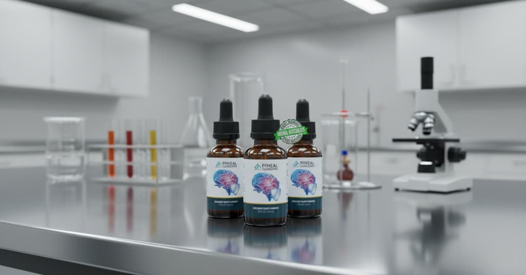 Before and after brain scans showing pineal gland restoration and improved neural connectivity